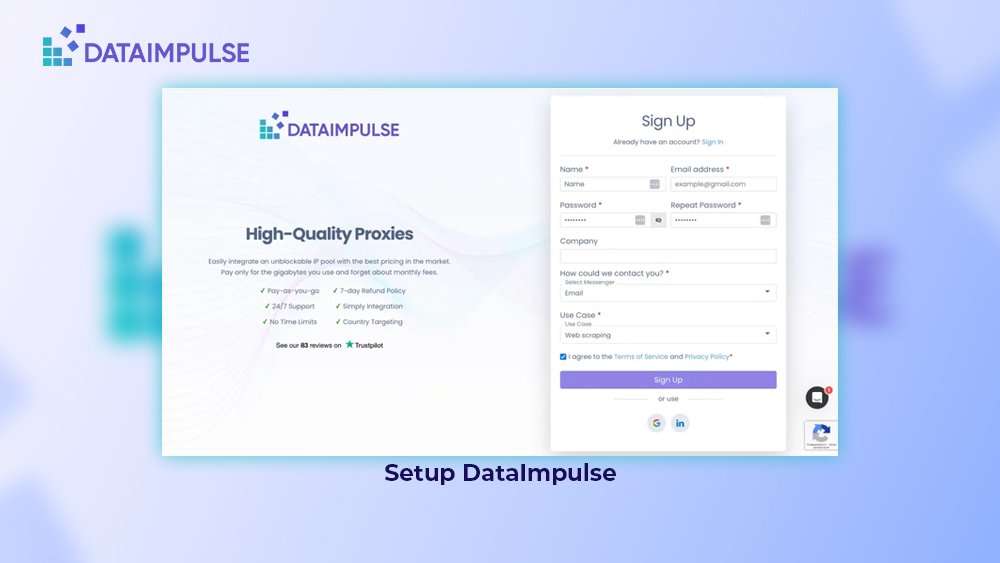 Setup DataImpulse